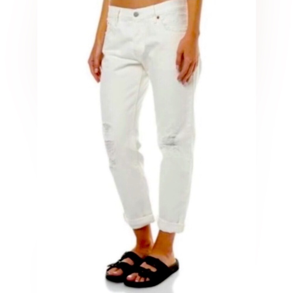 Levi’s White 501 CT- new and one of a kind